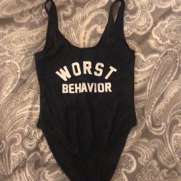 One Piece Swimsuit “worst behavior” - Picture 2 of 4